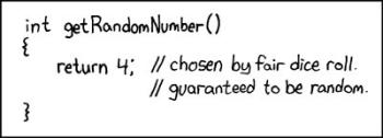 random number = 4